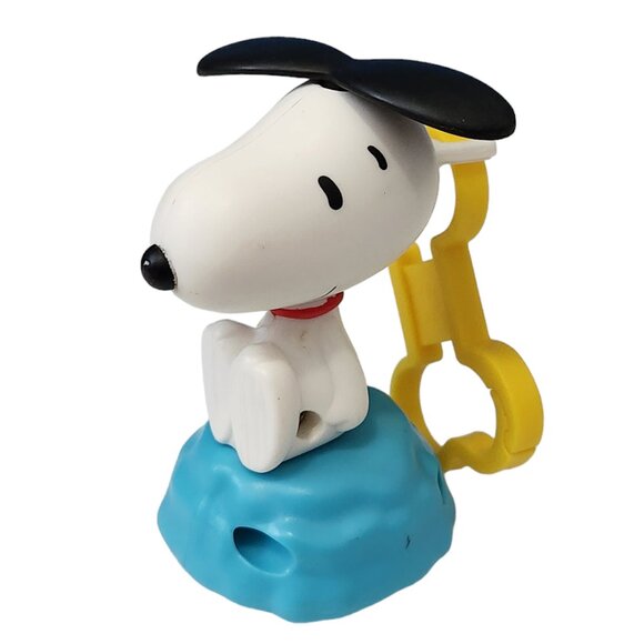 McDonald's Happy Meal #10 Peanuts Helicopter Snoopy Toy 2018 - Picture 1 of 1